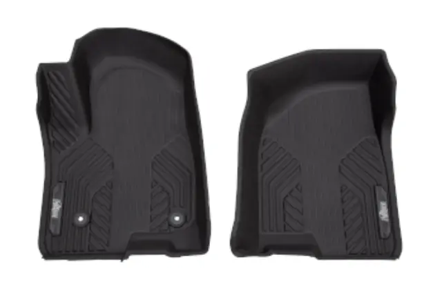 85545011 - Interior: 2023-2025 GM - First-Row Premium All-Weather Floor Liners for Chevrolet: Silverado 1500, Silverado 2500 HD, Silverado 3500 HD | GMC: Sierra 1500, Sierra 2500 HD, Sierra 3500 HD Image