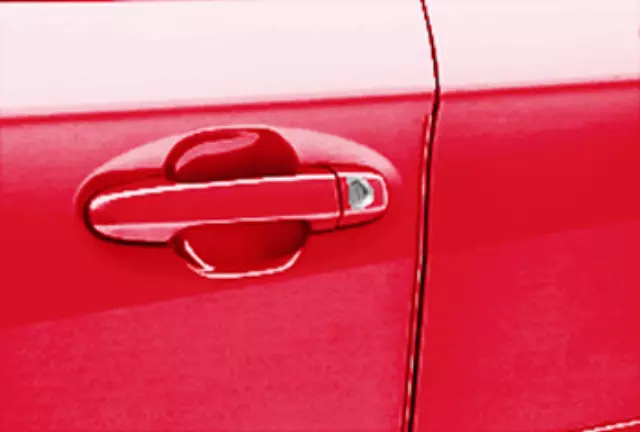 SOA801P030T2 - Exterior: Door Edge Guards - Pure Red for Subaru: Crosstrek, Impreza Image