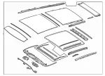 1677804400 - Sliding Roof: Sliding Sunroof Frame for Mercedes-Benz Image