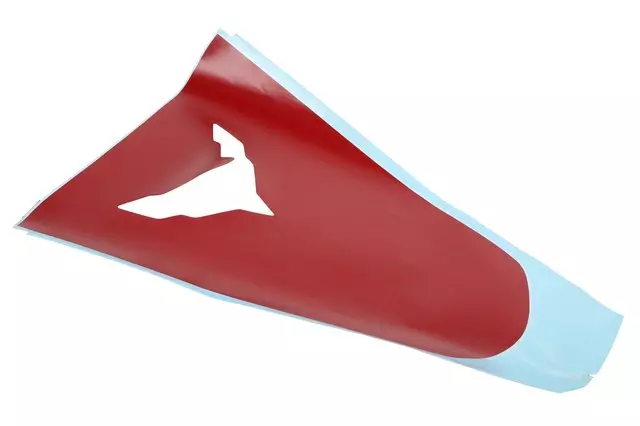 Torch Red Folding Top Stowage Compartment Panel Decal - GM (23349578)