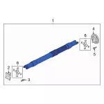 ML3Z4602AA - Universals &amp; Rear Axle: Drive Shaft for Ford: F-150 Image