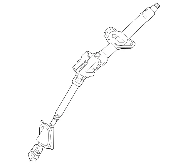 9074608204 - : Steering Column for Mercedes-Benz Image
