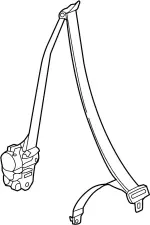 868851NA0B - : Lap &amp; Shoulder Belt for Infiniti Image