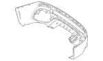 2478858702 - Attachment Parts: Trim, Bumper for Mercedes-Benz: GLB250, GLB35 AMG Image