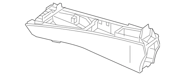 2076800301 - Panelling: Housing, Center Console for Mercedes-Benz: E550 Image image