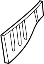 751324Y900 - Body: Closing Plate for Infiniti Image