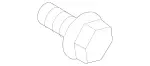49903500 - Electrical System: Hexagon Head Screw for Mercedes-Benz: R320, R350, R500 Image