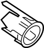 253895VG0A - Body: Ped Impc Sensor Mount Bracket for INFINITI: QX55 Image