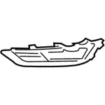 F1EZ15266D - Body: Outer Grille for Ford: Focus Image