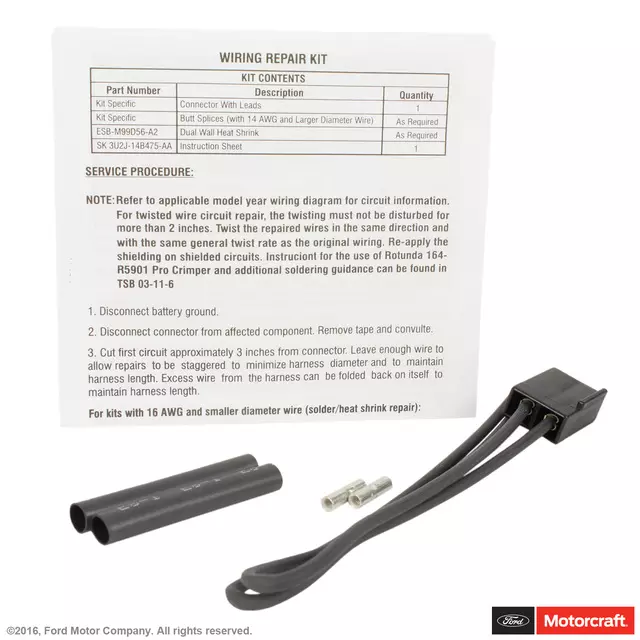 3U2Z14S411PBB - : Wire Assembly for Ford Image