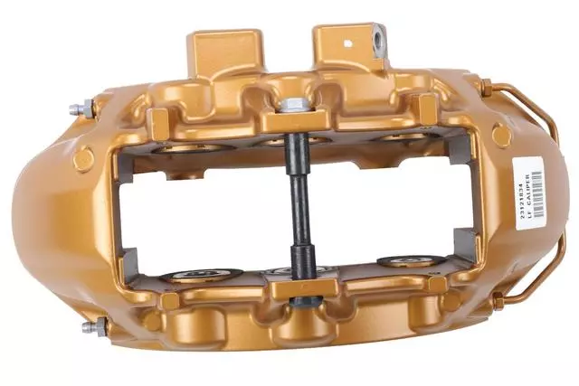 Gold Front Driver Side Disc Brake Caliper Assembly - GM (23121834)