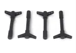 302326 - : Valve Cover Hold Down Wing Nuts: Black Crinkle Finish for Ford Performance Parts Image
