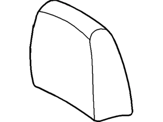 DA8Z74501A04CD - Body: Headrest Cover for Ford: Flex Image