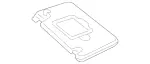 16681091009H43 - : Sun-Visor for Mercedes-Benz Image