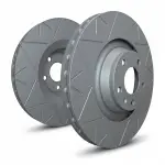 V01292 - : SP Performance, Rotors, Peak Series Slotted, Gray Zinc Coated, Set for SP Performance Image
