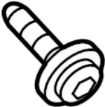 146600051 - Body: Fender Liner Screw for Infiniti Image