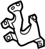 277502Y970 - : Mount Bracket for Infiniti Image