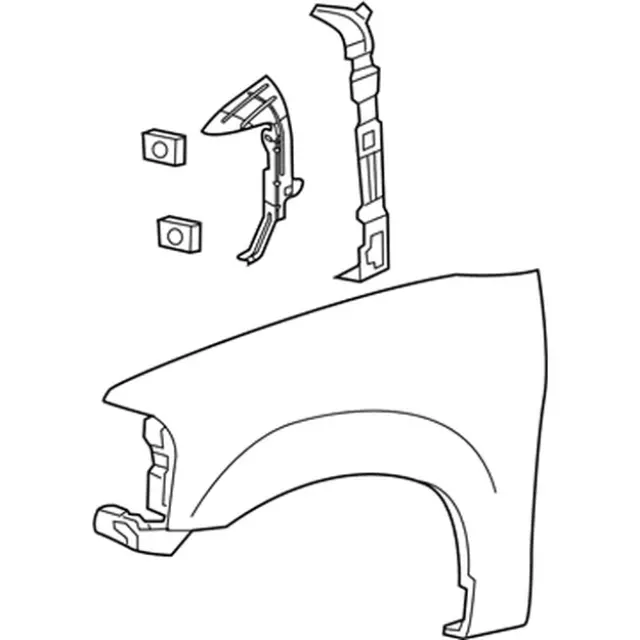 FL1Z16006B - Body: Fender for Ford: Expedition Image
