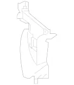 2135051230 - : Air Duct Segment for Mercedes-Benz Image