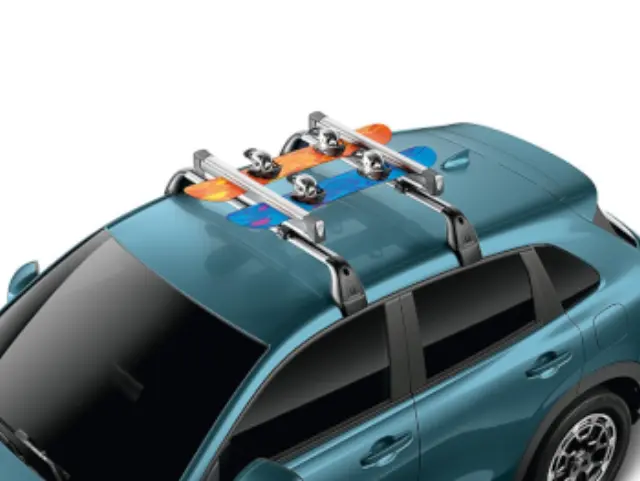 8L03E09100C - Hauling: 2018-2024 Honda Ski Snowboard Attachment Roof 6 Skis for Honda: Civic, CR-V, HR-V, Odyssey, Passport, Pilot, Prologue, Ridgeline Image