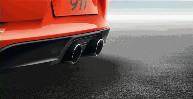 99104420025 - Exterior: Tailpipes Of The Sports Exhaust System for Porsche: 911 Image