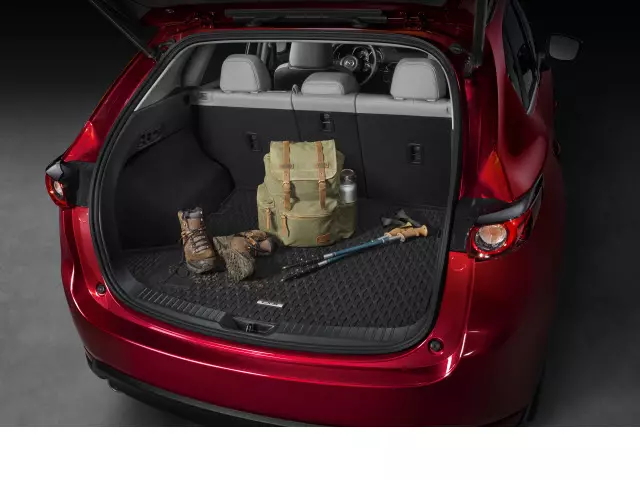 DGH9V0360 - : 2020-2023 Mazda CX-30 Rear All Weather Rubber Cargo Tray Mat Protector for Mazda: CX-30 Image