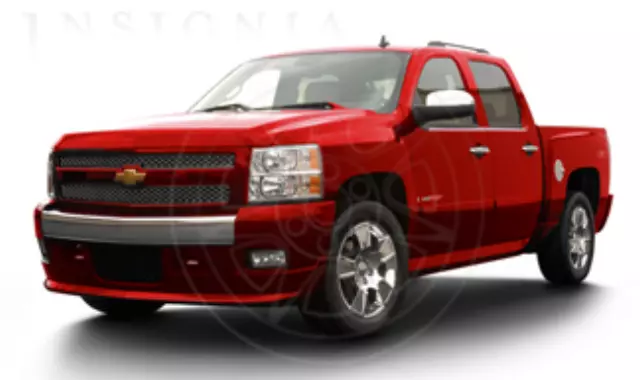 19212720 - Exterior: Ground Effects - Rear - Red for Chevrolet: Silverado 1500, Silverado 2500 HD, Silverado 3500 HD Image
