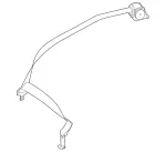 21386016853D53 - Electrical: Center Seat Belt for Mercedes-Benz Image