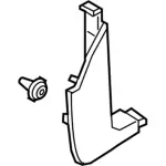 EJ7Z7802345AL - Body: Cowl Kick Panel for Lincoln: MKC Image