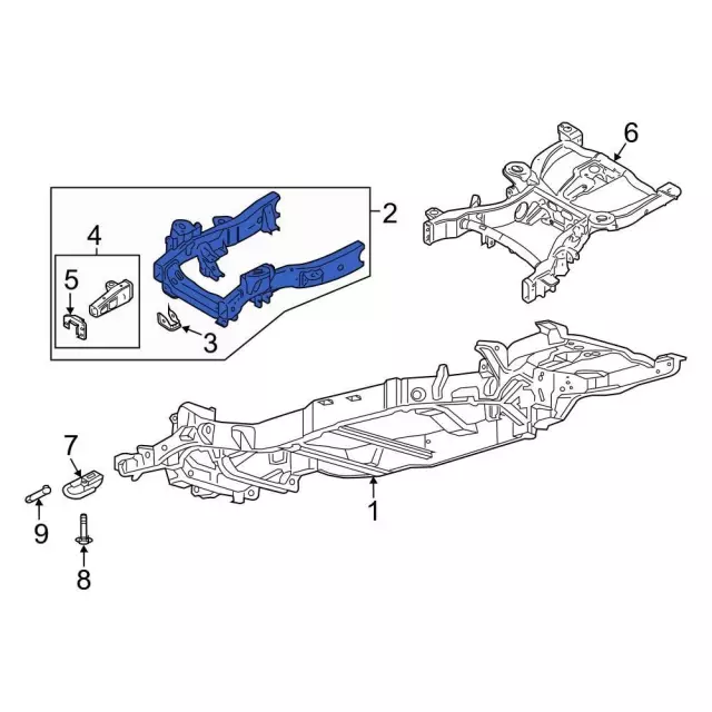 Frame Assembly - Ford (NL1Z-5019-A)