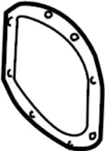 3832021W00 - Front Drive Axle: Cover Gasket for INFINITI: QX4 Image