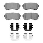 1551115701 - : DFC 5000 Advanced Pads - Ceramic and Hardware Kit for DYNAMIC FRICTION Image