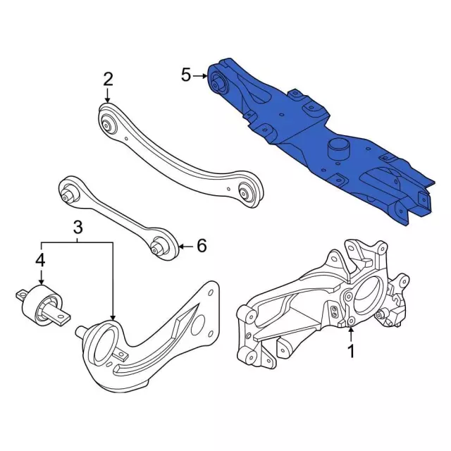NZ6Z5500E - Suspension: Trailing Arm for Ford Image