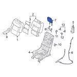 LB5Z78611A09CB - : 2020 Ford Explorer - Headrest for Ford: Explorer Image