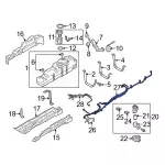 BC3Z9S278BA - Fuel System: Fuel Hose for Ford: F-250 Super Duty, F-350 Super Duty, F-450 Super Duty Image