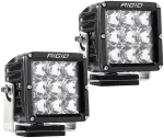 322113 - : D-XL PRO LED Light, Flood Optic, Surface Mount, Black Housing, Pair for Rigid Industries Image