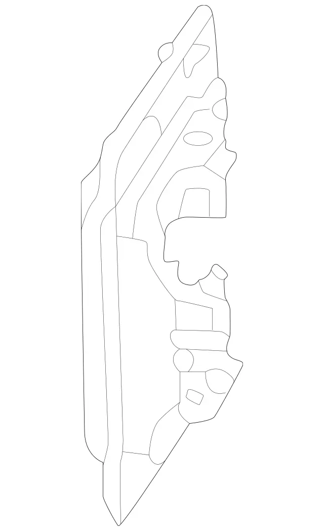 2138218200 - Attachment Parts: Mounting Frame for Mercedes-Benz: E300, E350, E400, E43 AMG, E450, E53 AMG Image image