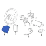7L3Z15043B13CB - Electrical: Driver Air Bag for Ford: F-150 Image