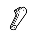 F5TZ18N272A - HVAC: Lever for Ford: Explorer, Explorer Sport, Explorer Sport Trac, Ranger | Mercury: Mountaineer Image