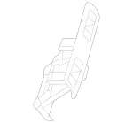 1908880000 - : 2016-2021 Mercedes-Benz - Holder for Mercedes-Benz: AMG GT, AMG GT Black Series, AMG GT C, AMG GT R, AMG GT S Image