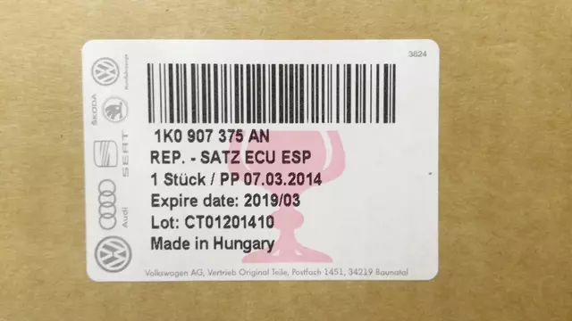 1K0907375AH - Brakes: Control Module for Volkswagen: Eos, Golf, GTI, Jetta, Rabbit Image