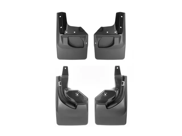 110097120097 - : Black MudFlap No-Drill DigitalFit® MudFlap Kit for WeatherTech Image