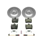 ESK2997 - : Genuine Geomet Coated Rotors, ECE-R90 Brake Pads + Hardware Kit for PowerStop Image