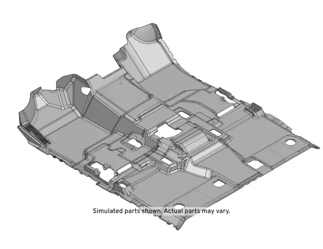 84235849 - Unclassified: Jet Black Front Floor Panel Mat for GM Image