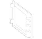 21784600009051 - Body: Rear Cover for Mercedes-Benz Image