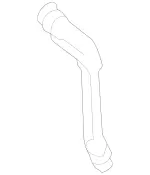 251832009464 - Heating and Ventilation: Hose for Mercedes-Benz Image