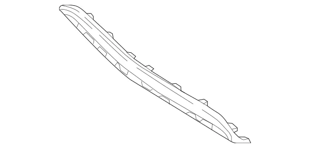 2138857800 - Attachment Parts: Trim Molding for Mercedes-Benz: E300, E350, E400, E43 AMG, E450, E53 AMG, E63 AMG S Image image