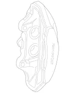 2314211798 - Brakes: Fixed Caliper for Mercedes-Benz: S63 AMG, S65 AMG, SL63 AMG, SL65 AMG Image