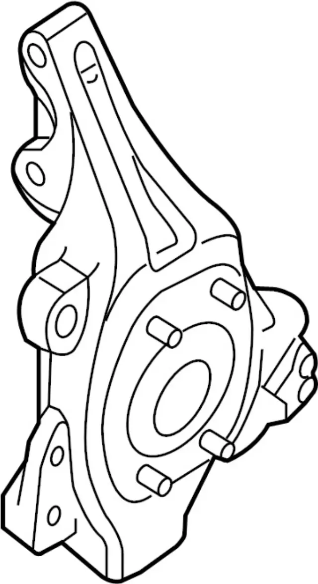 400153JA1B - Suspension: Knuckle for INFINITI: JX35, QX60 Image