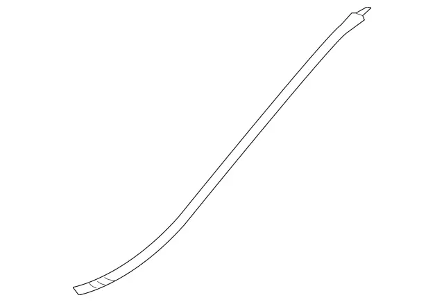 2476900301 - Interior Trim/Exterior Detachable Parts: Water Deflector for Mercedes-Benz: 180b, GLA250, GLA35 AMG, GLA45 AMG Image image